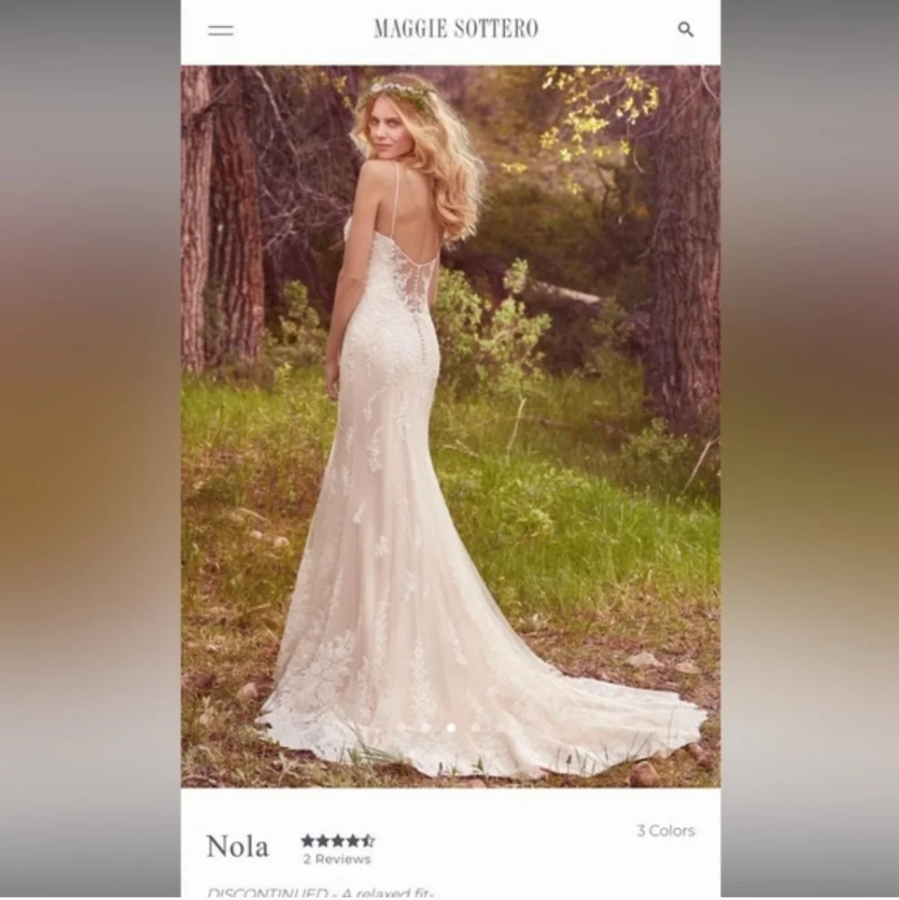 Maggie Sottero Nola Lace Wedding Dress - Picture 17 of 17